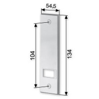 Deckplatte für Einlass-Gurtwickler "Gurtomat"