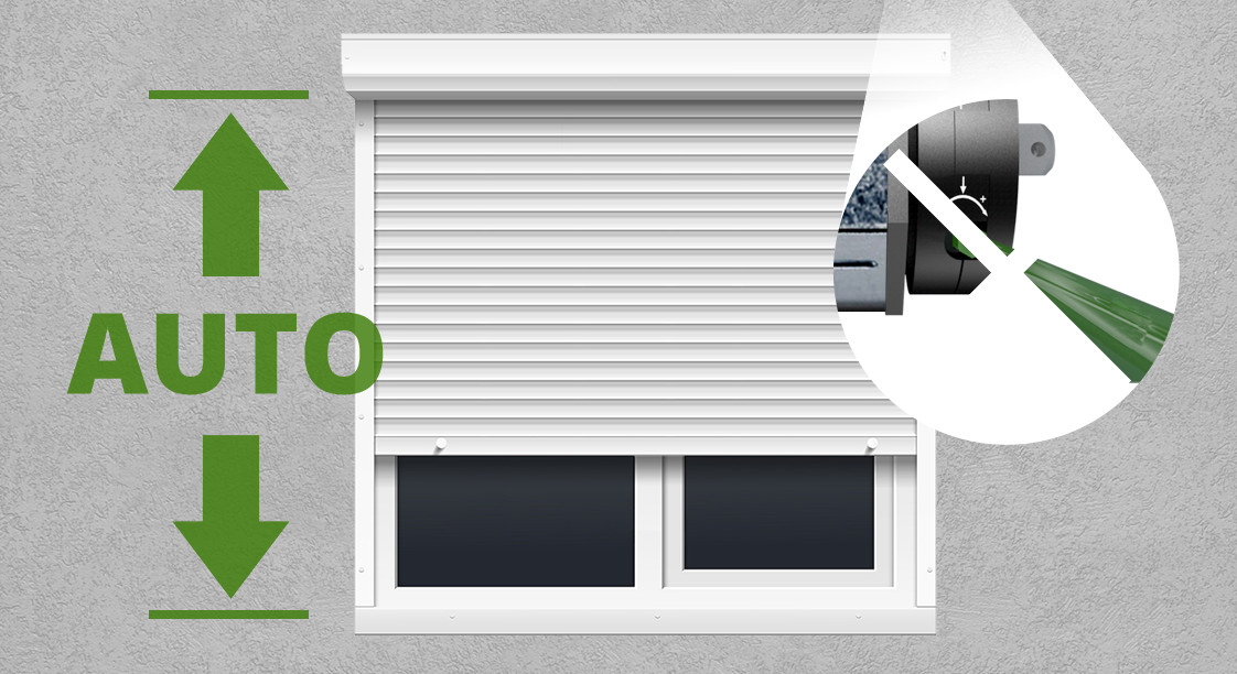 Automatische Endlageneinstellung Rolladenmotor