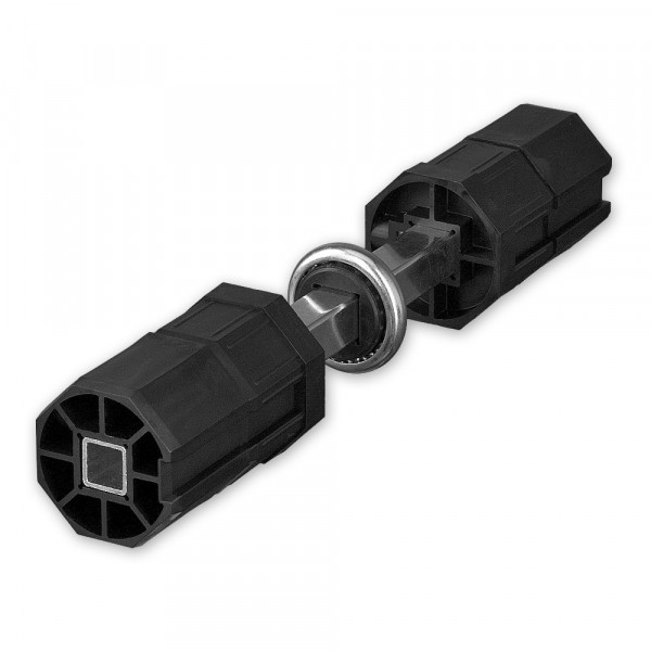 Doppelwellenbolzen mit verstellbaren Walzenkapseln SW 60 und Kugellager Ø 50 mm